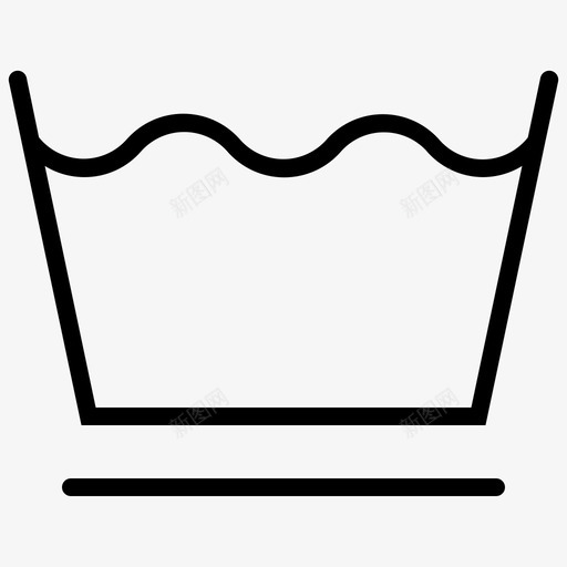 耐机洗服装护理洗涤图标svg_新图网 https://ixintu.com 护理 服装 洗涤 洗衣 耐机
