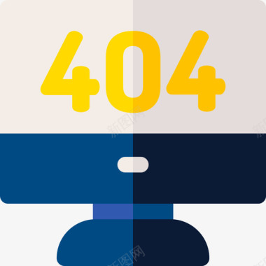 错误404呼叫中心服务13扁平图标图标