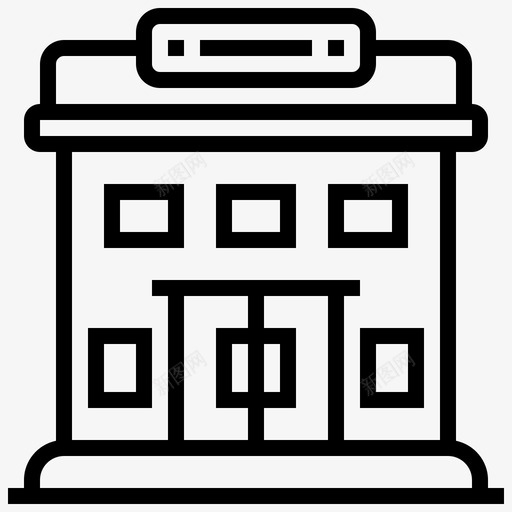 房地产房地产208线性图标svg_新图网 https://ixintu.com 房地产 线性