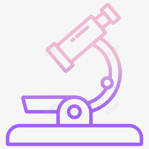 显微镜科学技术4轮廓梯度图标svg_新图网 https://ixintu.com 显微镜 梯度 科学技术 轮廓