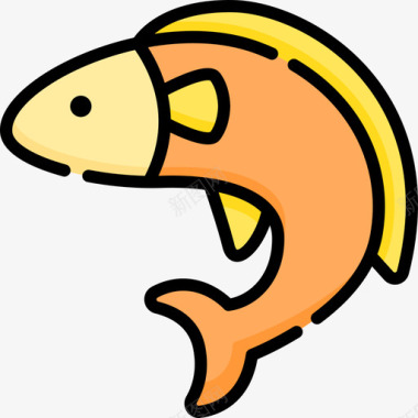 鱼营养18线色图标图标