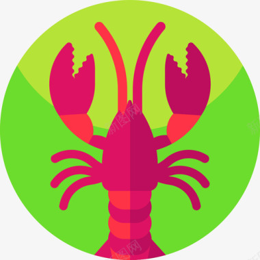 龙虾食物185平的图标图标