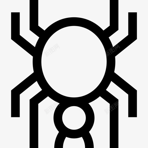 蜘蛛宠物56直系图标svg_新图网 https://ixintu.com 宠物 直系 蜘蛛