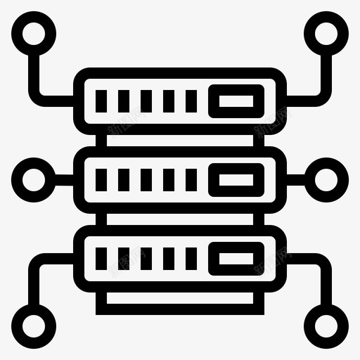 数据存储网络托管69线性图标svg_新图网 https://ixintu.com 存储 托管 数据 线性 网络