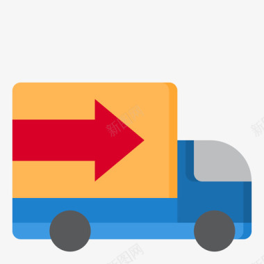 送货车网上购物10平图标图标