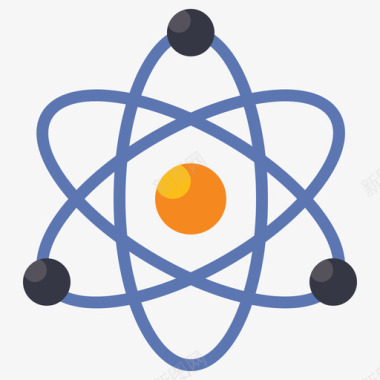 Atom在线教育30扁平图标图标