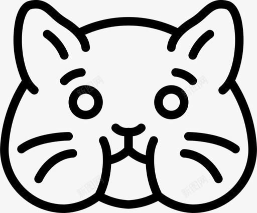 啮齿动物宠物5直系图标svg_新图网 https://ixintu.com 动物 啮齿 宠物 直系