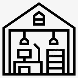 技术架构家庭办公室架构技术中断图标高清图片