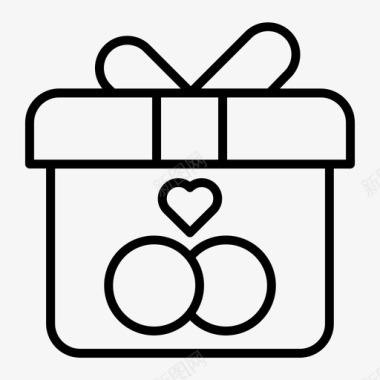 礼物结婚礼物聚会图标图标