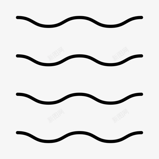 摇摆的线条图案笔划图标svg_新图网 https://ixintu.com 图案 摆的 摇摆 波浪 笔划 线条