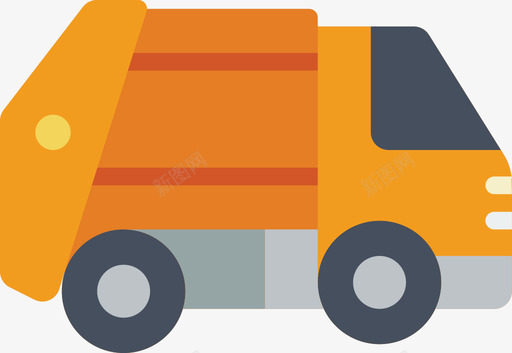 卡车工作车平板车图标图标