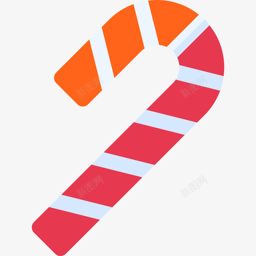 CandyCane节礼日7平铺图标svg_新图网 https://ixintu.com Candy Cane 平铺 节礼日