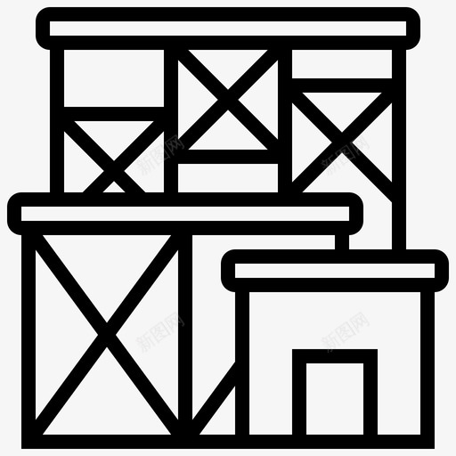 结构建筑师建筑图标svg_新图网 https://ixintu.com 建筑 建筑师 结构