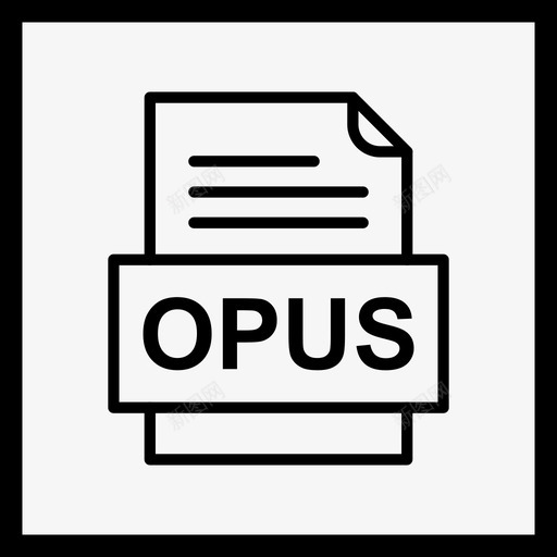 opus文件文件图标文件类型格式svg_新图网 https://ixintu.com 41个 opus 图标 文件 格式 类型