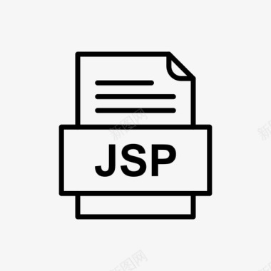 jsp文件文档图标文件类型格式图标