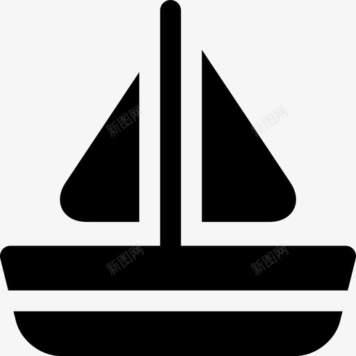 帆船运输179满载图标svg_新图网 https://ixintu.com 帆船 满载 运输