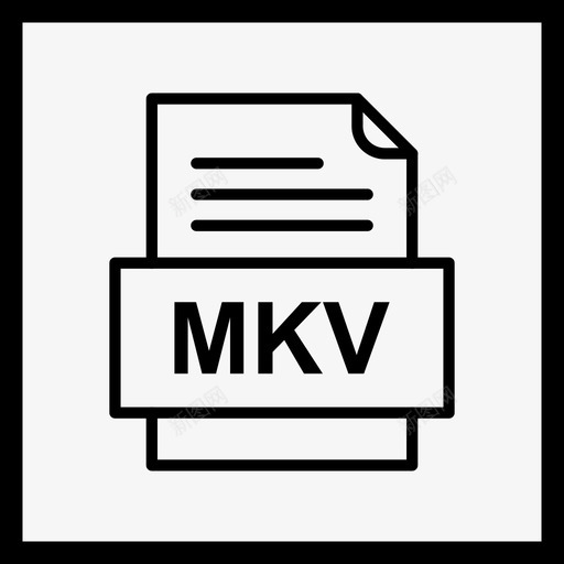 mkv文件文件图标文件类型格式svg_新图网 https://ixintu.com 41种 mkv 图标 文件 格式 类型