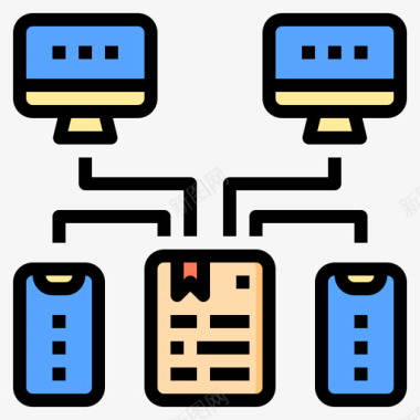 网络文件56线颜色图标图标