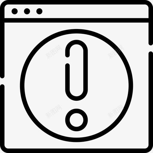 警告标志用户体验32线性图标svg_新图网 https://ixintu.com 体验 标志 用户 线性 警告