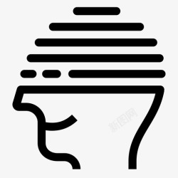 人物扫描个人隐私指尖身份图标高清图片