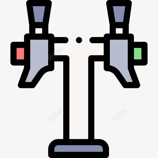 水龙头啤酒49线性颜色图标svg_新图网 https://ixintu.com 啤酒 水龙头 线性 颜色