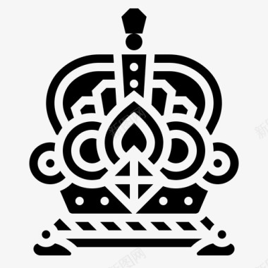 皇冠中世纪70年代铭文图标图标