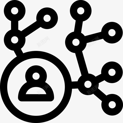 病毒式营销在线营销28线性营销图标svg_新图网 https://ixintu.com 在线 病毒 线性 营销