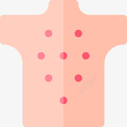 荨麻疹荨麻疹过敏22扁平图标高清图片