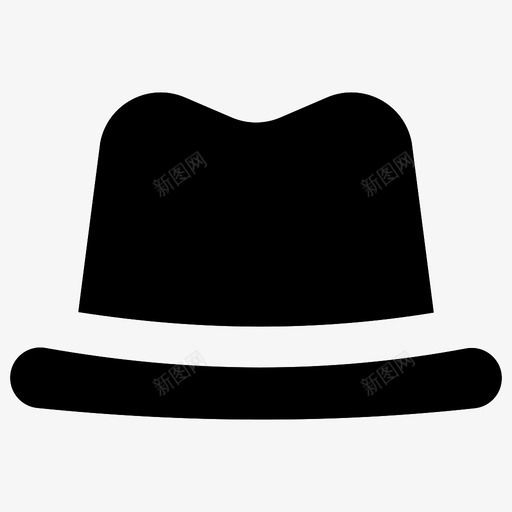 帽子牛仔帽头饰图标svg_新图网 https://ixintu.com 头饰 帽子 标志 牛仔帽 终极