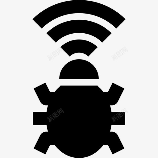 Wifi网络犯罪20填充图标svg_新图网 https://ixintu.com Wifi 填充 犯罪 网络