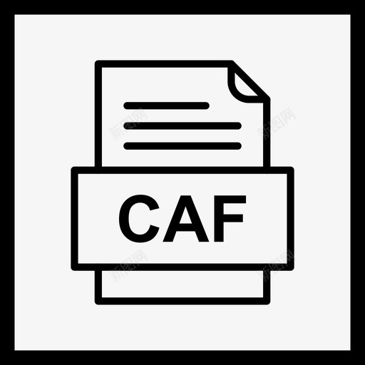 caf文件文件图标文件类型格式svg_新图网 https://ixintu.com 41种 caf 图标 文件 格式 类型