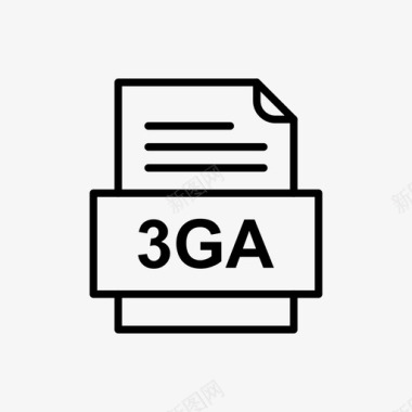 3ga文件文件图标文件类型格式图标