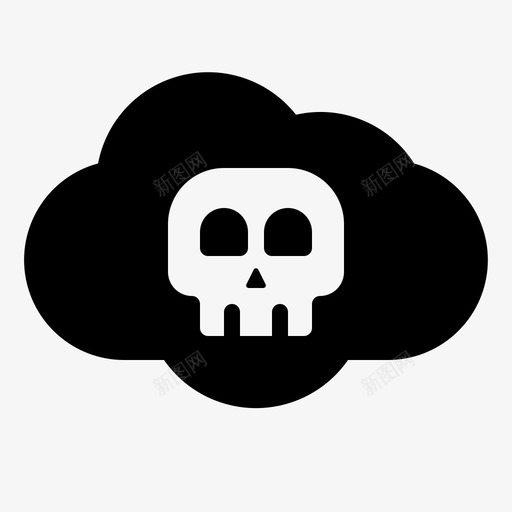 污染云灾难图标svg_新图网 https://ixintu.com 毒药 污染 灾难 烟雾