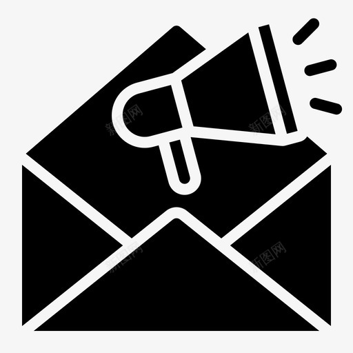 电子邮件营销在线营销39填充图标svg_新图网 https://ixintu.com 在线 填充 电子邮件 营销