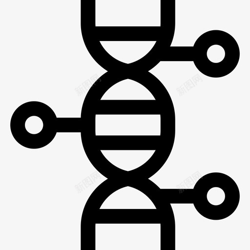 遗传学生物工程35线性图标svg_新图网 https://ixintu.com 生物工程 线性 遗传学