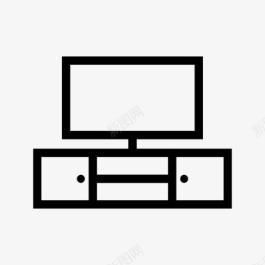 电视机旧电视机图标图标