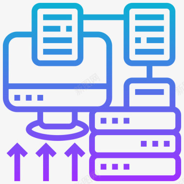 备份数据库管理17渐变图标图标