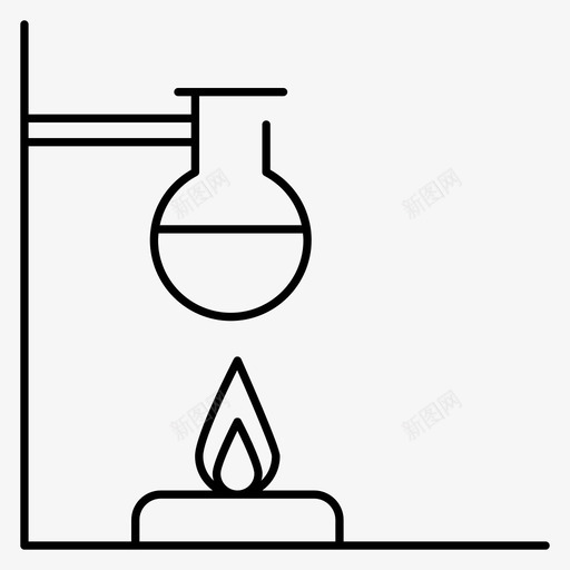 烧杯烧嘴烧瓶图标svg_新图网 https://ixintu.com 图标 实验室 烧嘴 烧杯 烧瓶 科学 线图