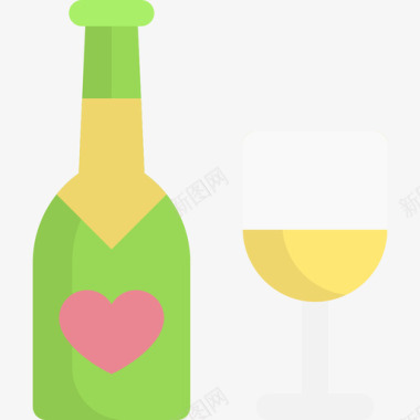 香槟爱情110平淡图标图标