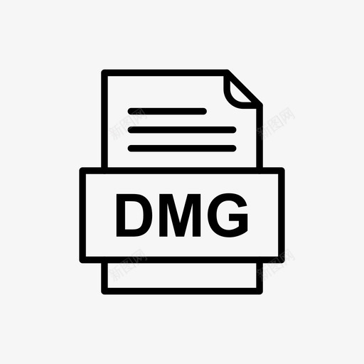 dmg文件文件图标文件类型格式svg_新图网 https://ixintu.com 41种 dmg 图标 文件 格式 类型