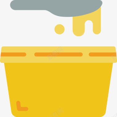 黄油塑料制品3扁平图标图标