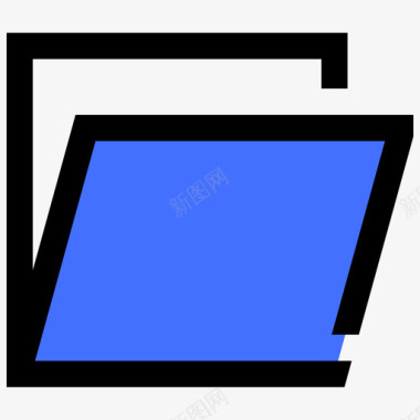 文件夹ui57蓝色图标图标