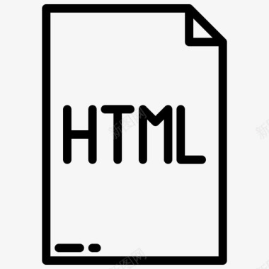 Html文档58线性图标图标