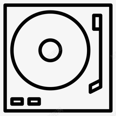 录音机光盘设备图标图标
