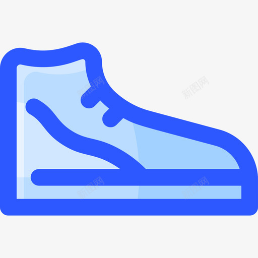运动鞋衣服154蓝色图标svg_新图网 https://ixintu.com 蓝色 衣服 运动鞋