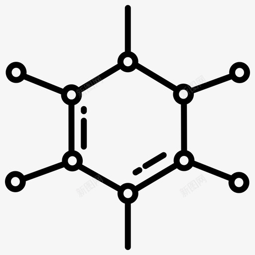 分子科学技术3大纲图标svg_新图网 https://ixintu.com 分子 大纲 科学技术