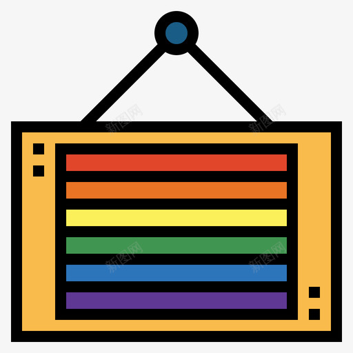 标志lgbt4线性颜色图标svg_新图网 https://ixintu.com lgbt 标志 线性 颜色