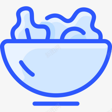 碗厨房146蓝色图标图标