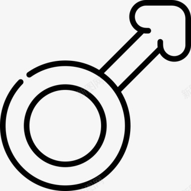 男性性别认同14直系图标图标