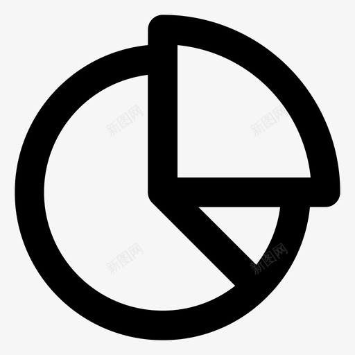 饼图对比度分析图表图标svg_新图网 https://ixintu.com 分析 图表 对比度 报告 符号 统计 饼图